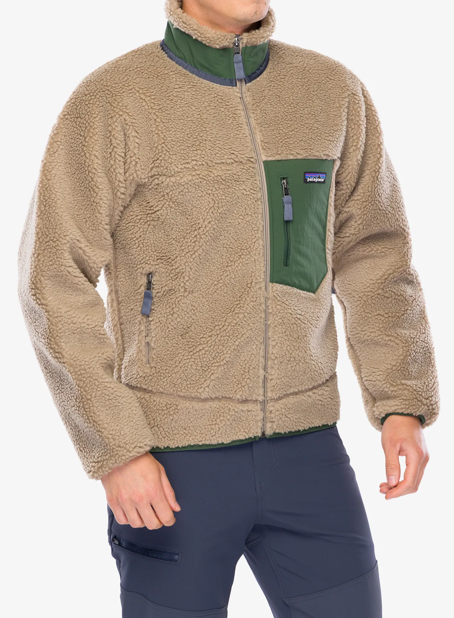Fleecová bunda Patagonia Classic Retro-X Jacket - seabird grey