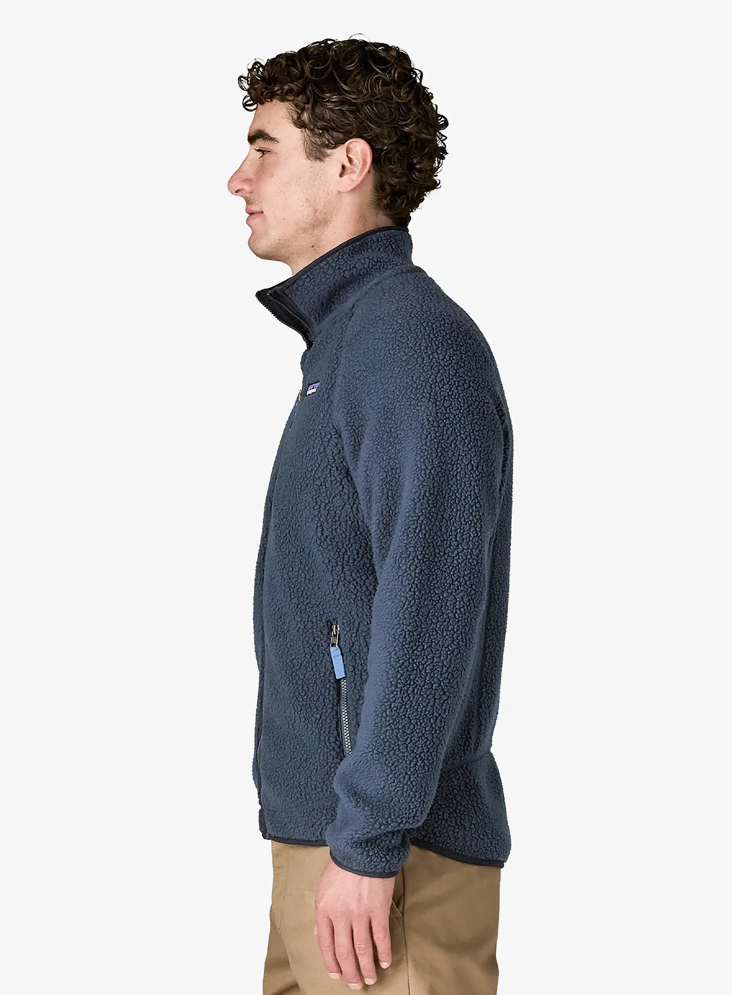 Fleecová bunda Patagonia Retro Pile Jacket - new navy w/sunken blue
