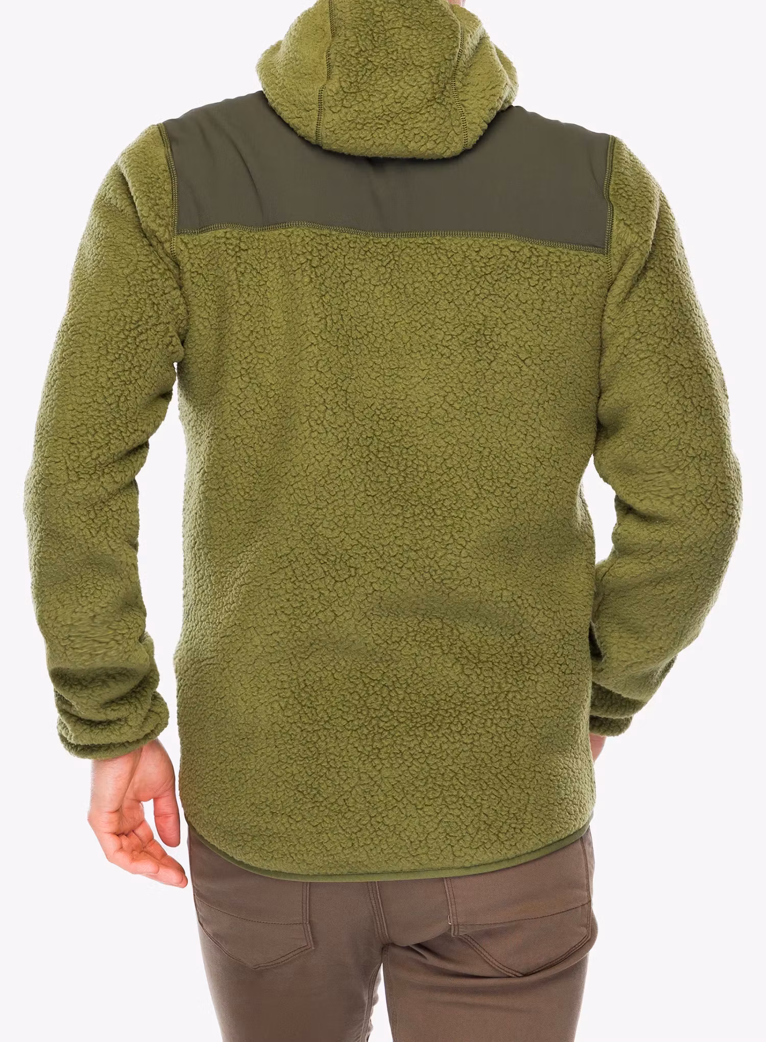 Fleecová bunda Rab Outpost Hoody - chlorite green
