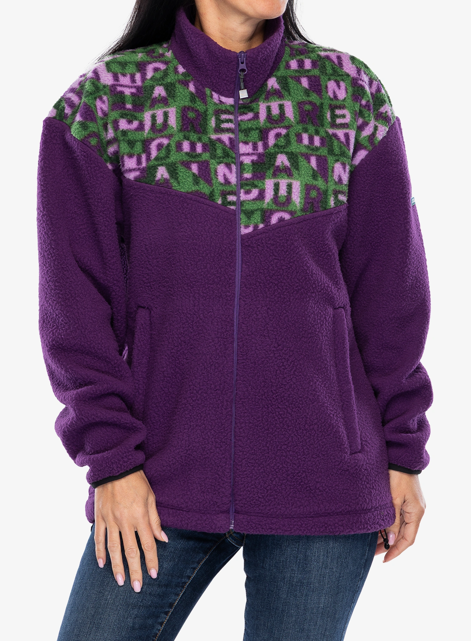 Fleecová bunda Salewa Eagle Anniversary FZ Jacket - plum