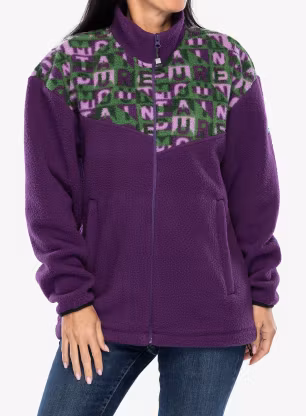 Fleecová bunda Salewa Eagle Anniversary FZ Jacket - plum