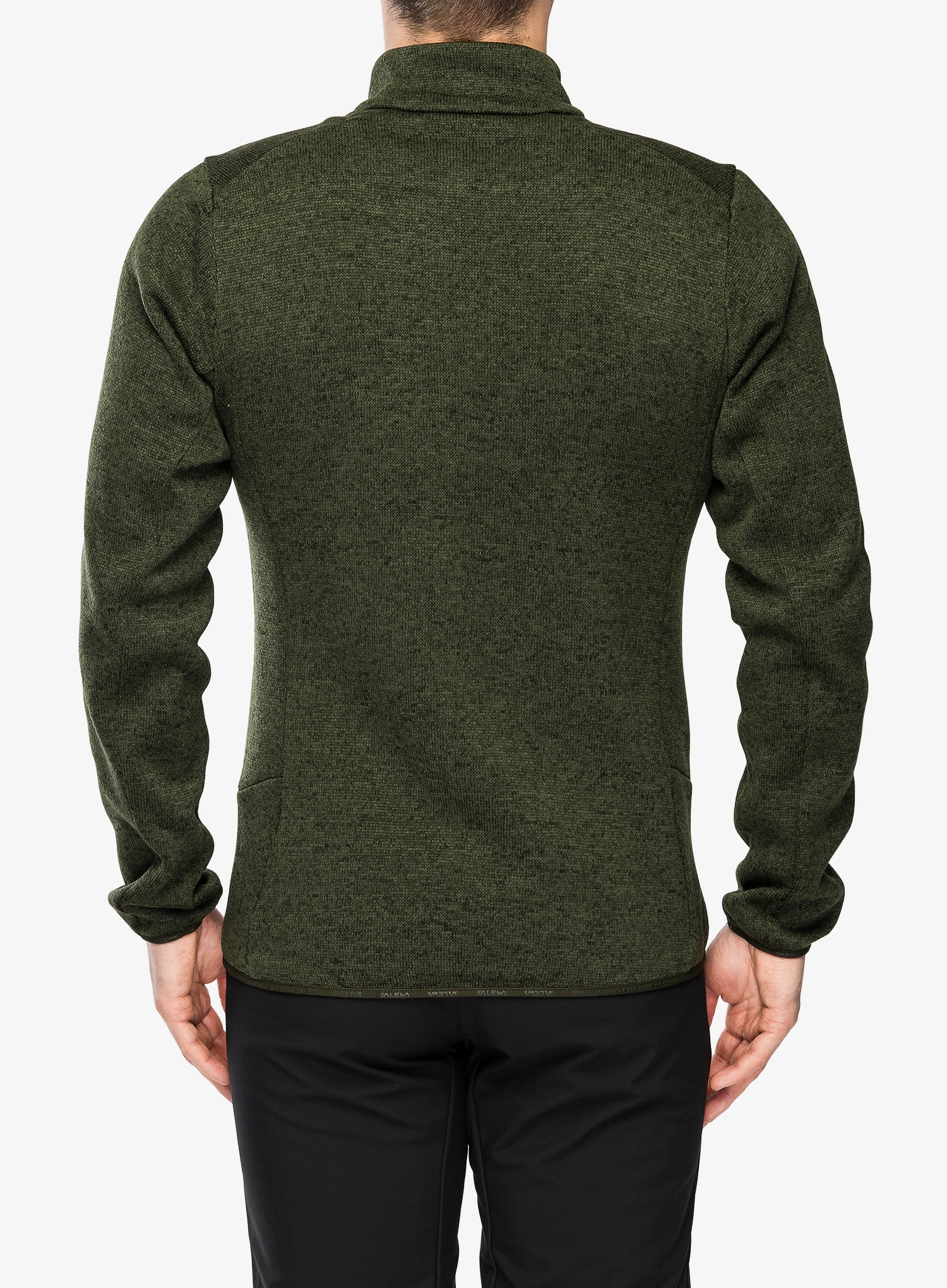 Fleecová bunda Salewa Puez Rocca PL Jacket - dark olive