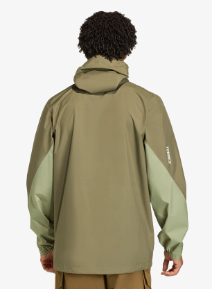 Bunda do deště adidas TERREX Multi 2.5l Climaproof Rain Jacket - olive strata/tent green
