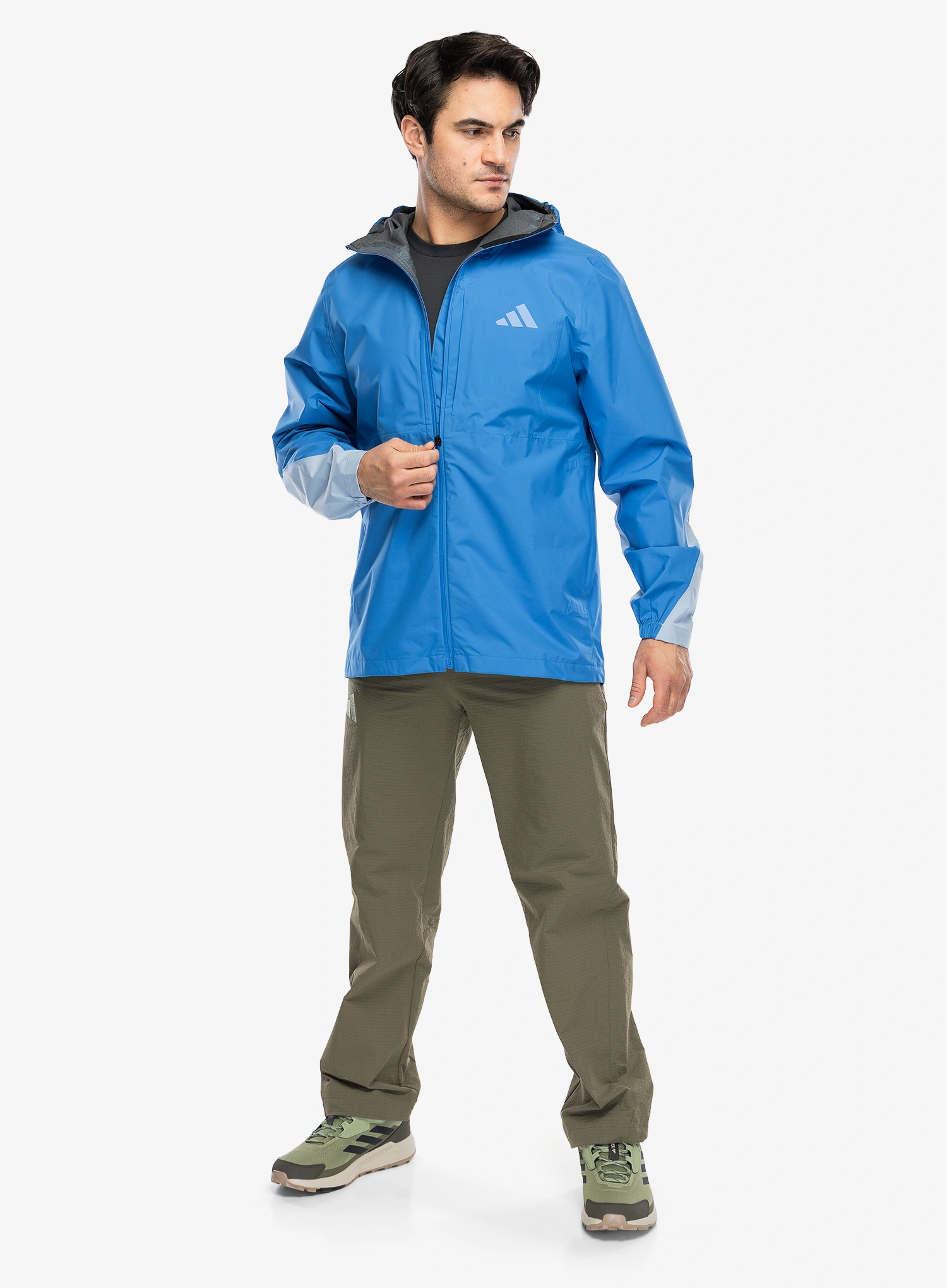 Bunda do deště adidas TERREX Multi 2.5l Climaproof Rain Jacket - ray blue/glow blue