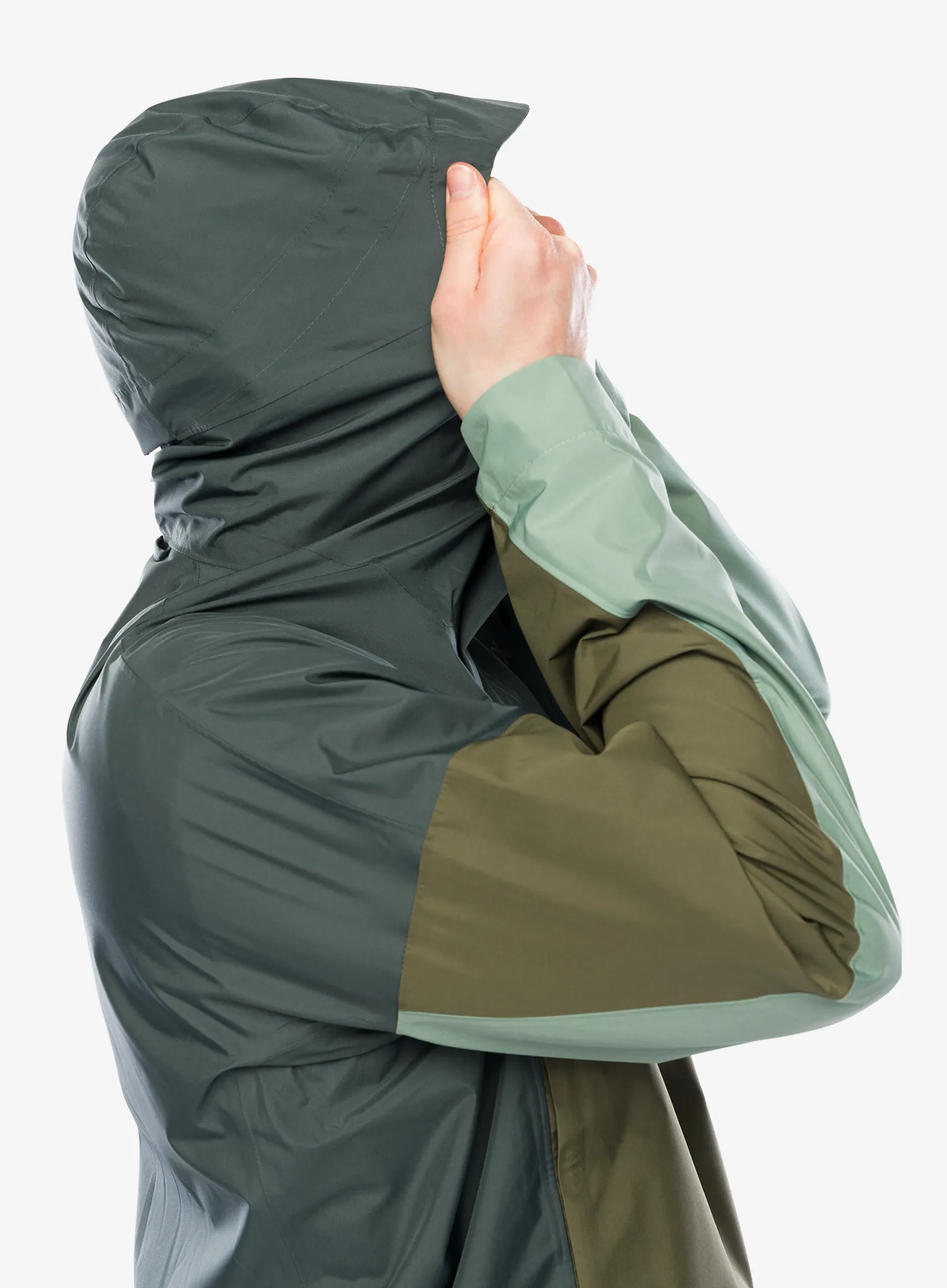 Bunda do deště adidas TERREX Xploric 2.5L Climaproof Anorak - legivy/olistr/silgrn