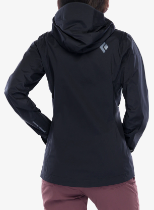 Dámská bunda do deště Black Diamond Fineline Stretch Shell - black