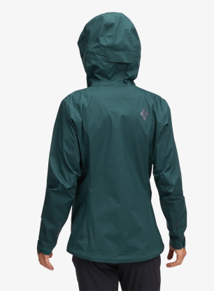 Dámská bunda do deště Black Diamond Fineline Stretch Shell - deep woods
