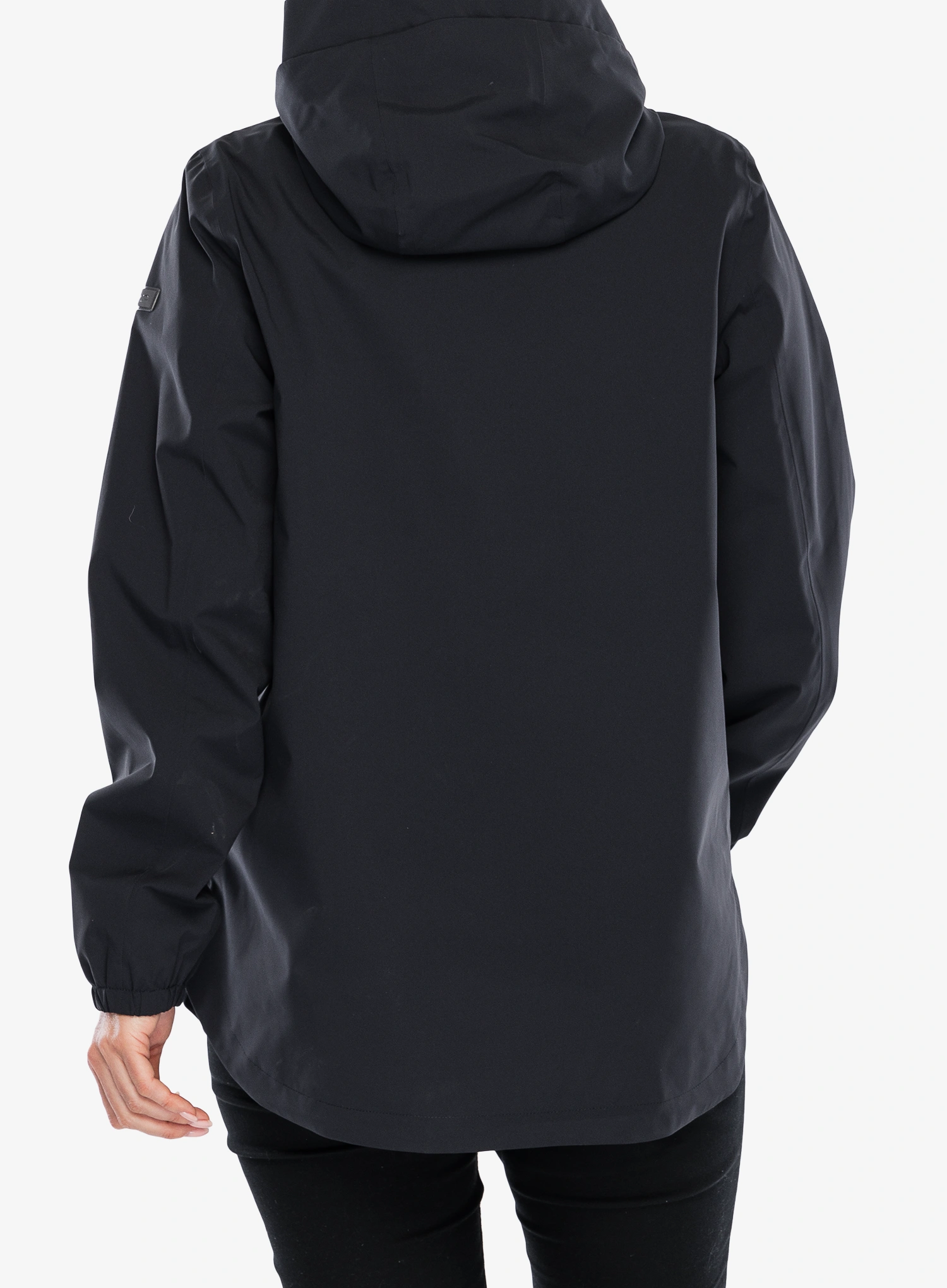 Dámská bunda do deště CMP Verge Jacket Fix Hood - antracite