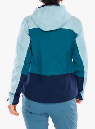 Dámská bunda do deště Columbia Boulder Falls Jacket - river blue/cl navy/spray