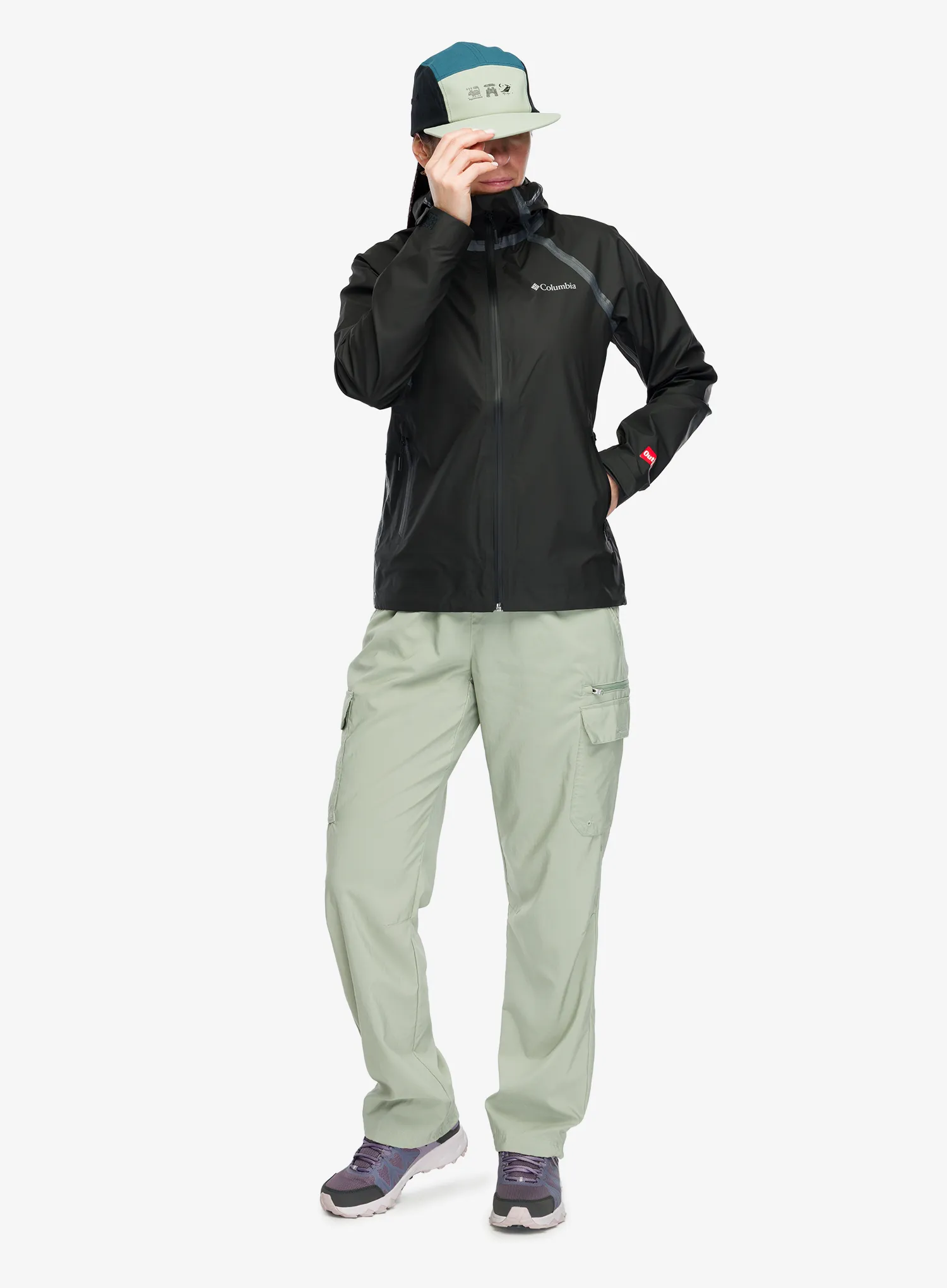 Dámská bunda do deště Columbia Reign No Shine Jacket - black