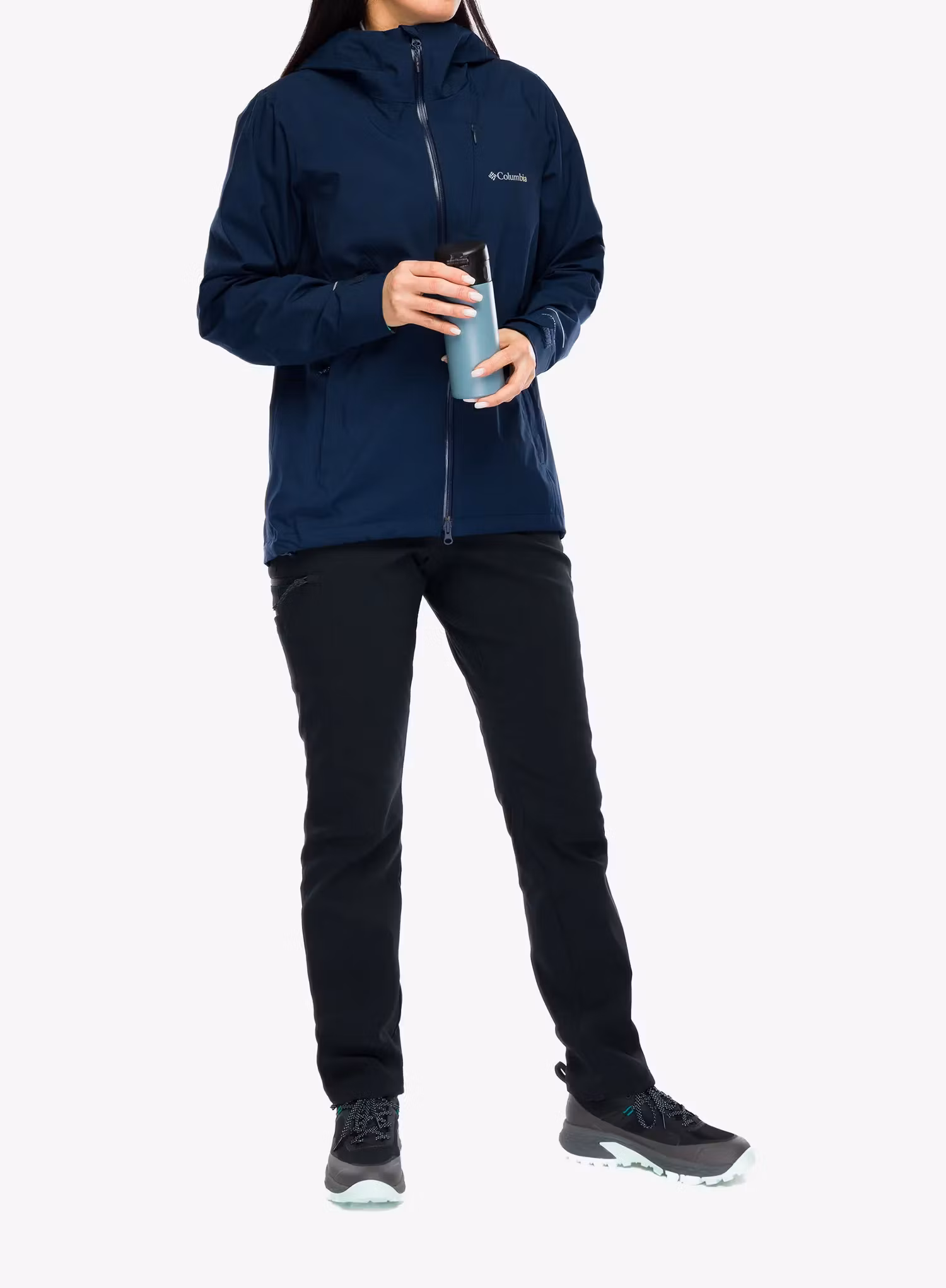 Dámská bunda do deště Columbia Trailborne 2.5L Shell - collegiate navy