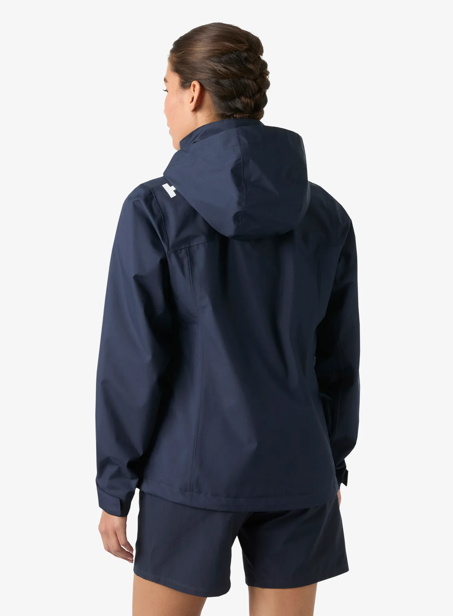 Dámská bunda do deště Helly Hansen Crew Hooded Jacket 2.0 - navy