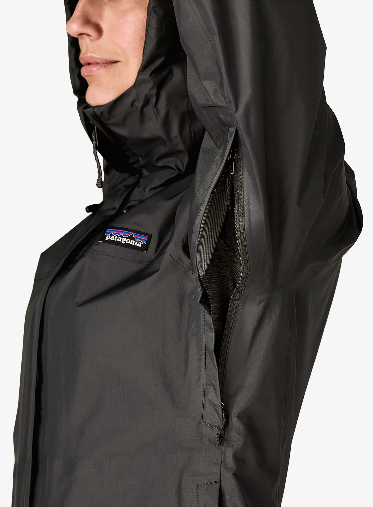 Dámská bunda do deště Patagonia Torrentshell 3L Jacket - black