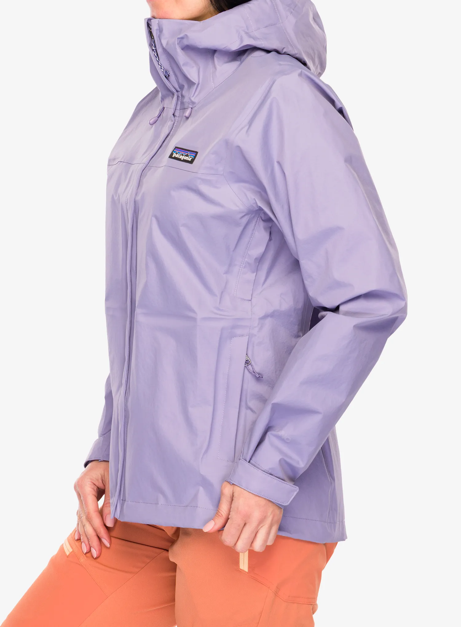 Dámská bunda do deště Patagonia Torrentshell 3L Jacket - concrete purple