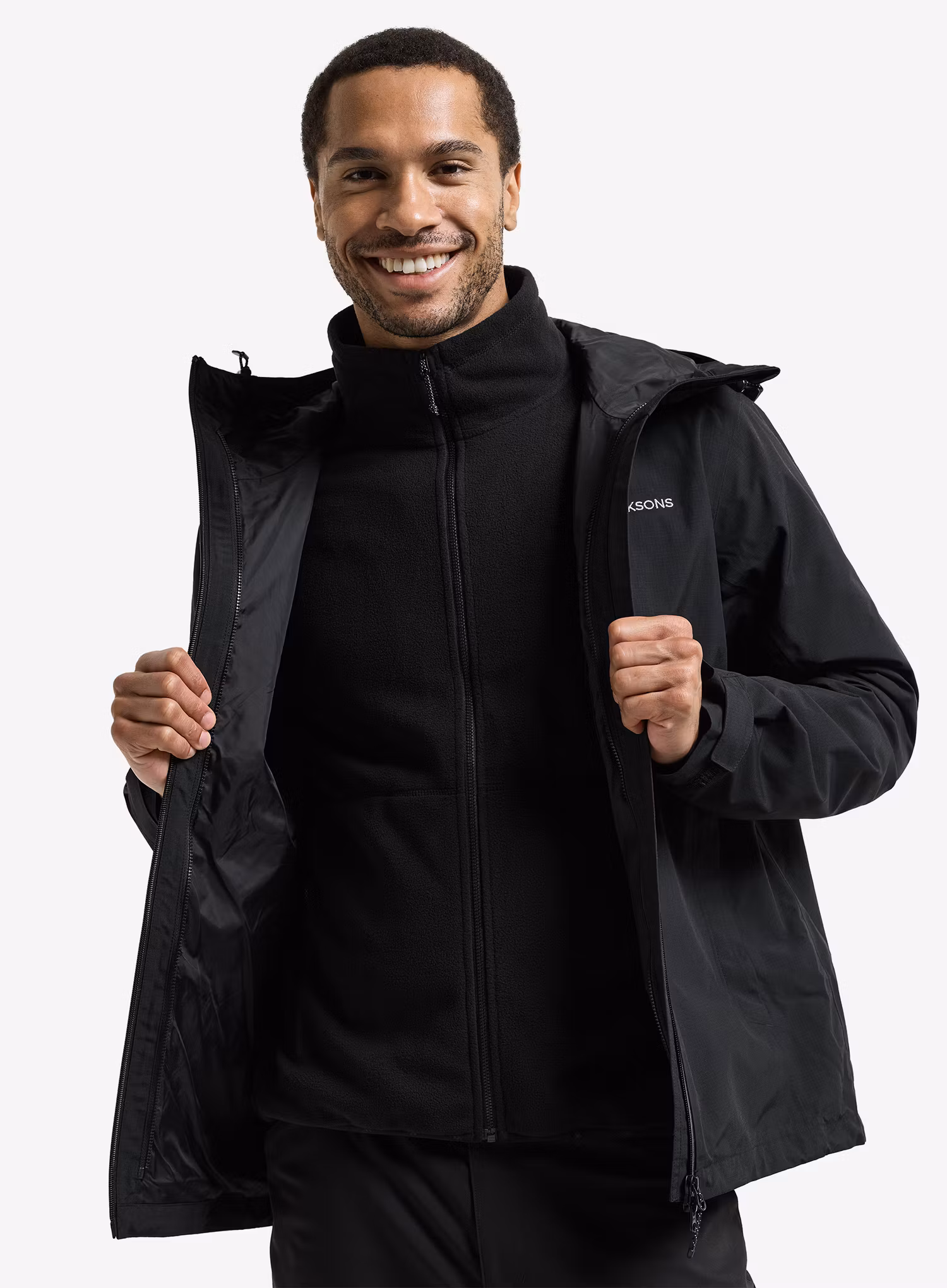 Bunda do deště Didriksons Trien Jacket 2 - black