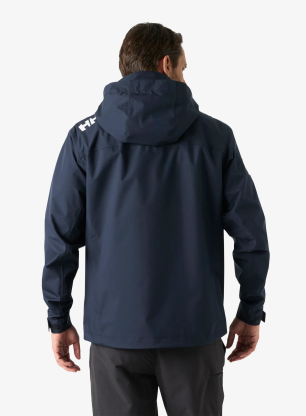 Bunda do deště Helly Hansen Crew Hooded Jacket 2.0 - navy