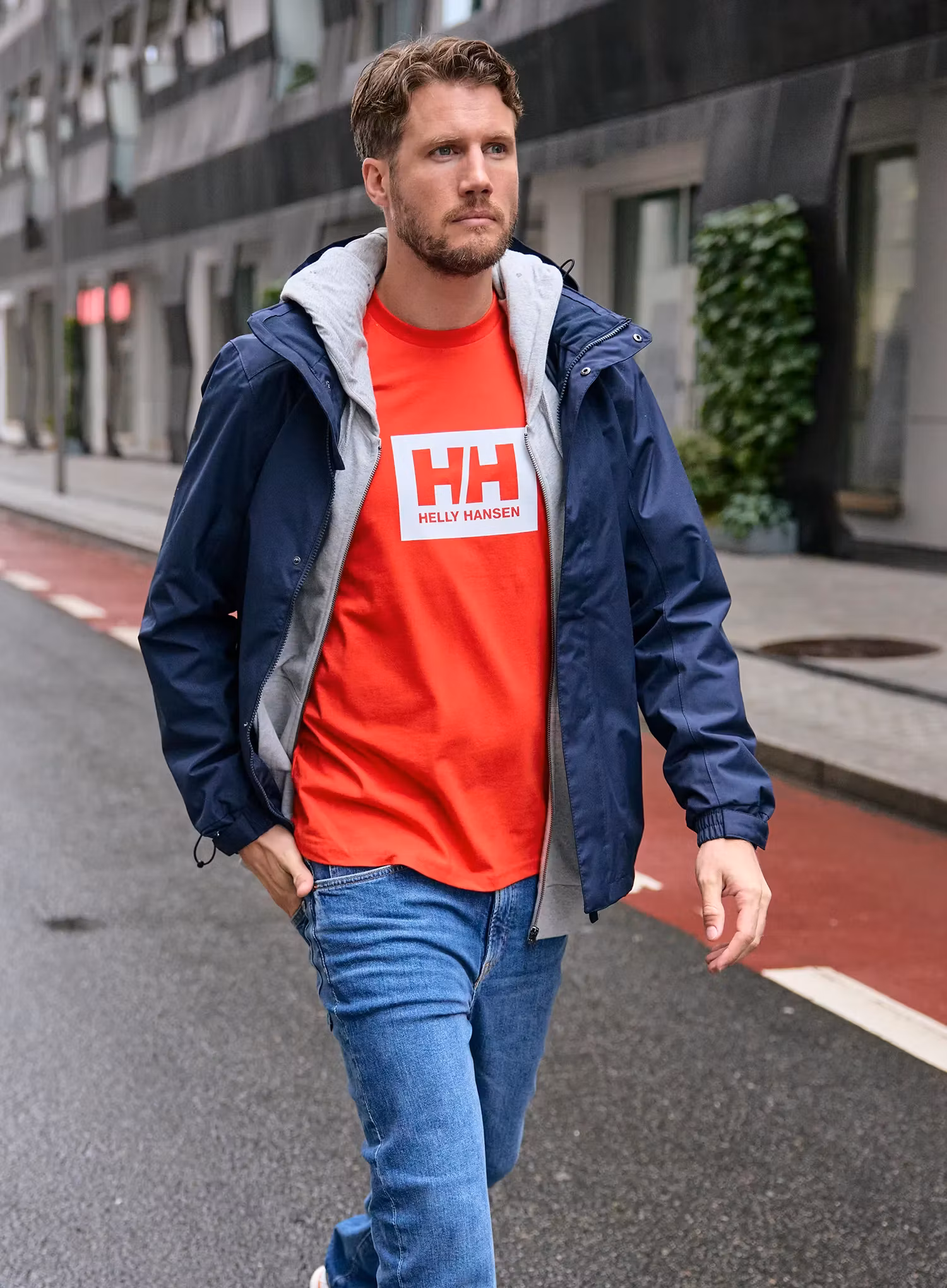 Pánská bunda do deště Helly Hansen Dubliner Jacket - navy