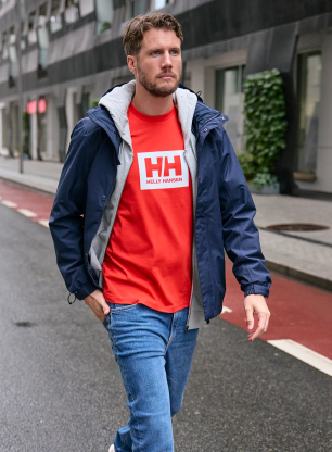 Pánská bunda do deště Helly Hansen Dubliner Jacket - navy