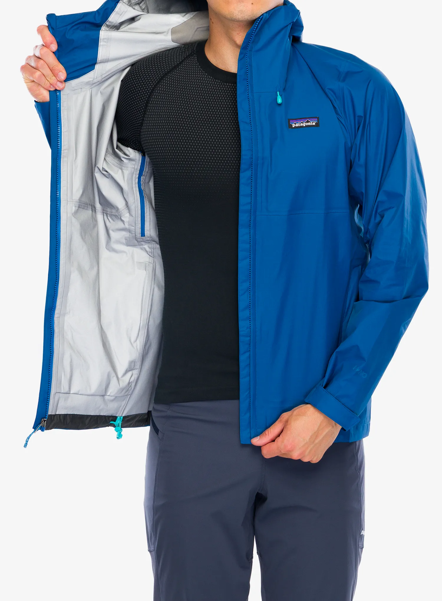 Bunda do deště Patagonia Torrentshell 3L Jacket - endless blue