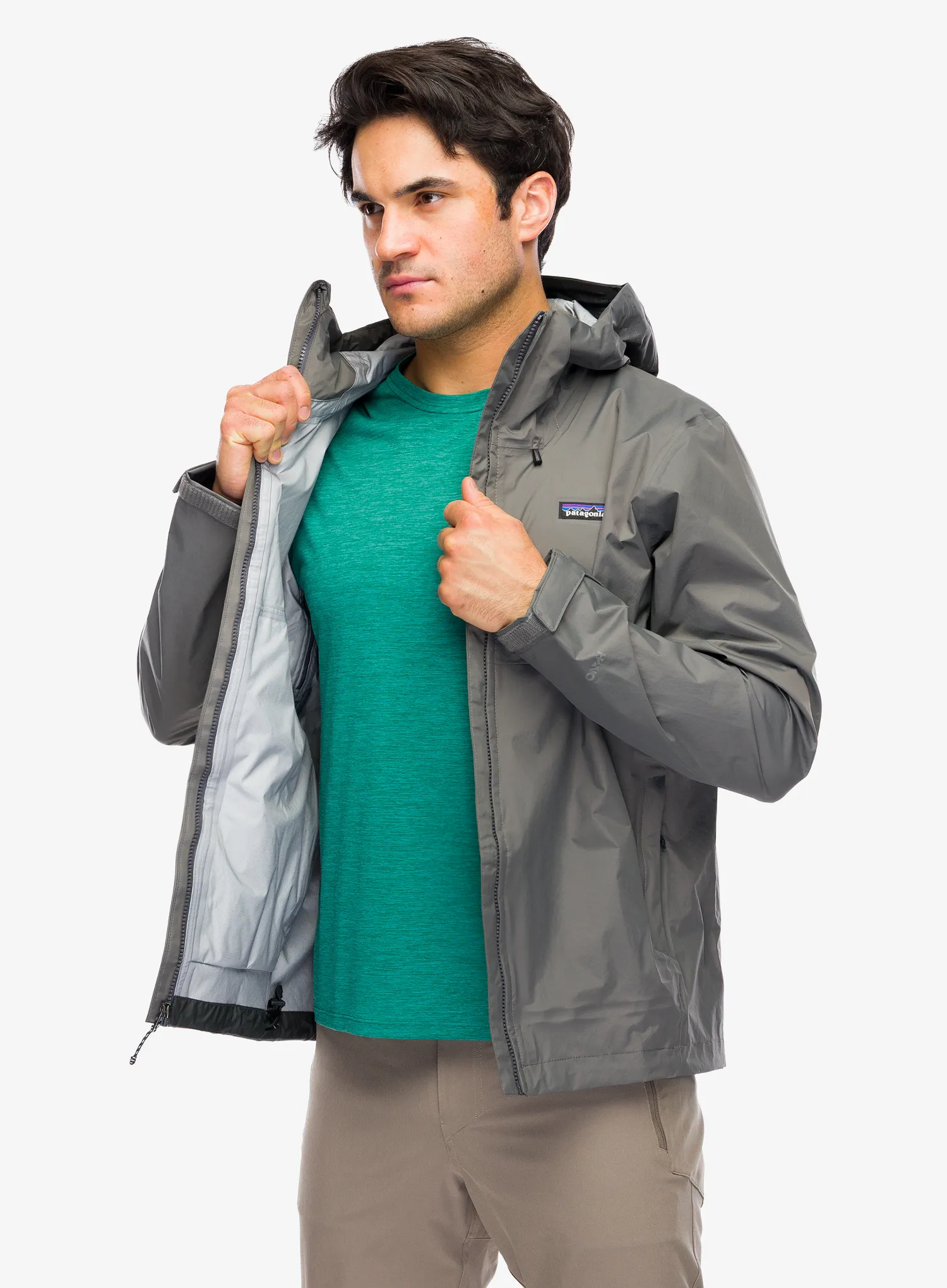 Bunda do deště Patagonia Torrentshell 3L Jacket - noble grey