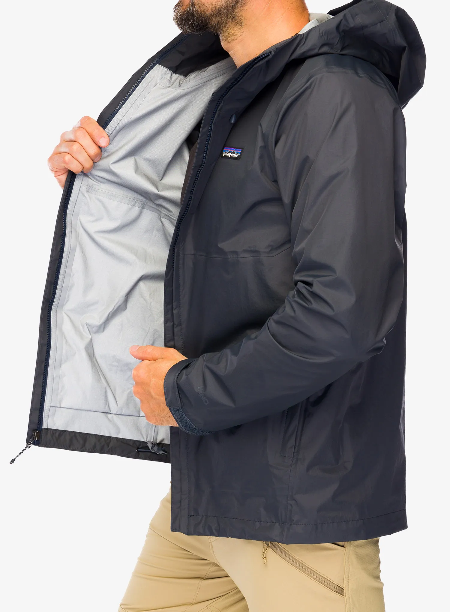 Bunda do deště Patagonia Torrentshell 3L Jacket - smolder blue