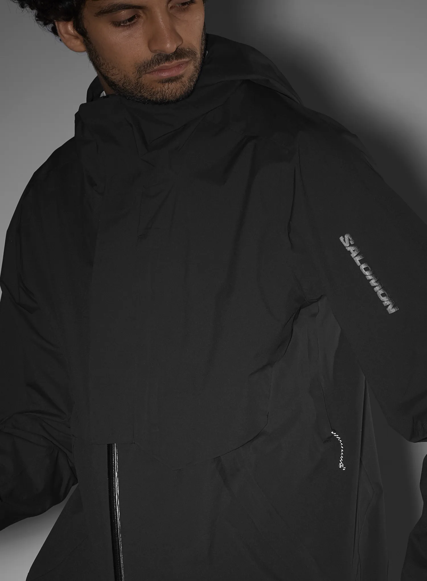 Bunda do deště Salomon Outerpath Jkt WP Pro - deep black