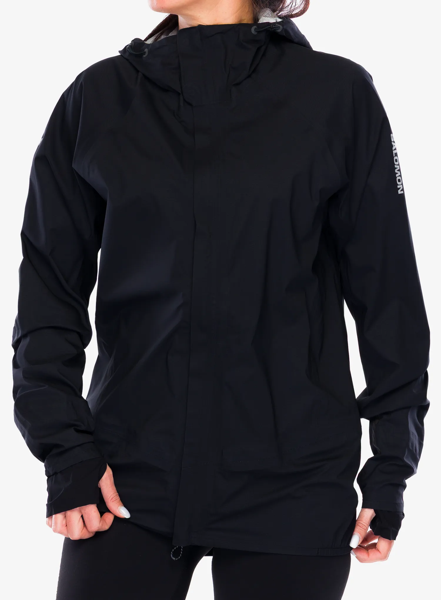 Bunda do deště Salomon S/Lab Ultra Jkt - deep black