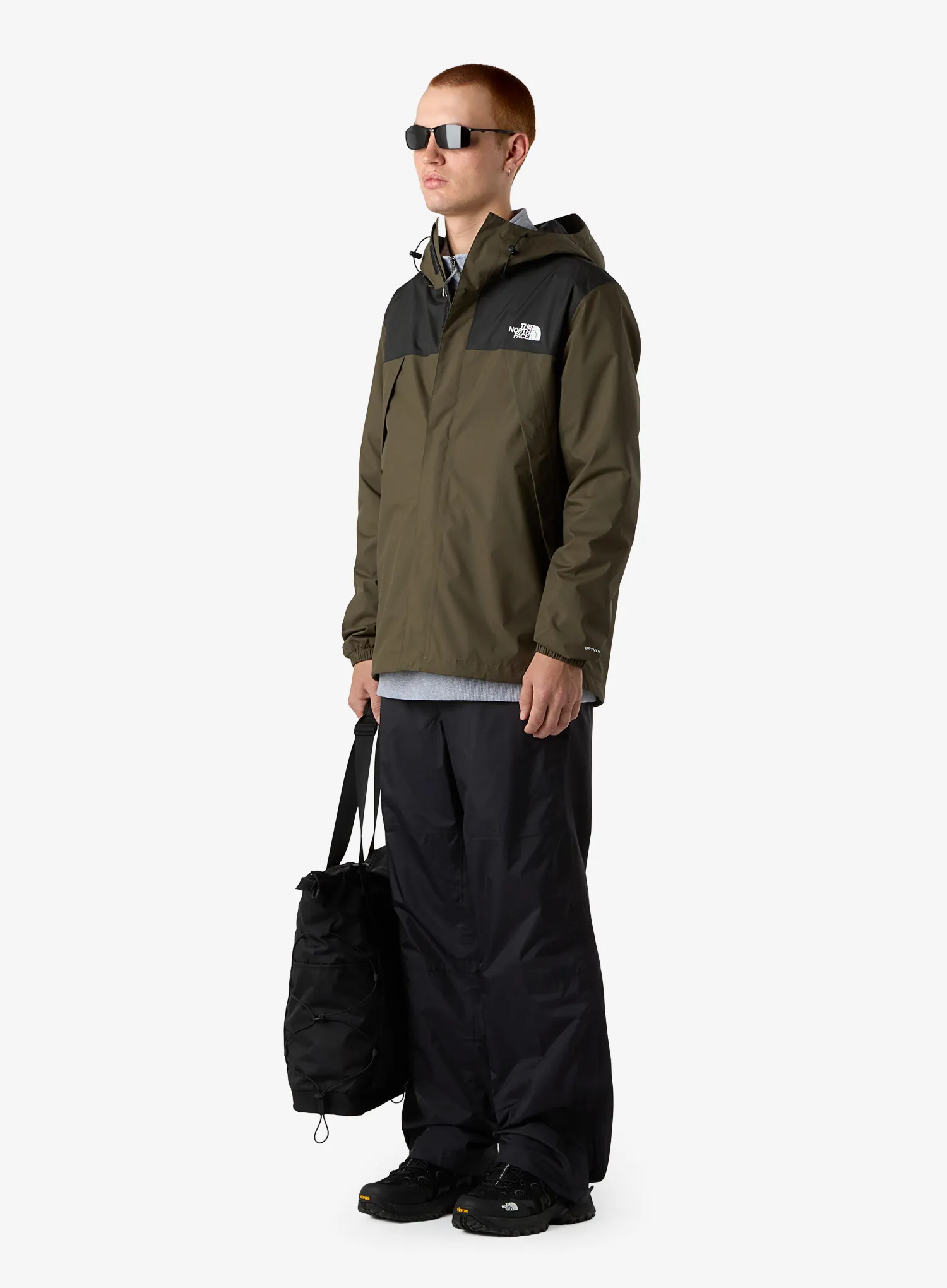 Bunda do deště The North Face Antora Jacket - new taupe green/tnf black