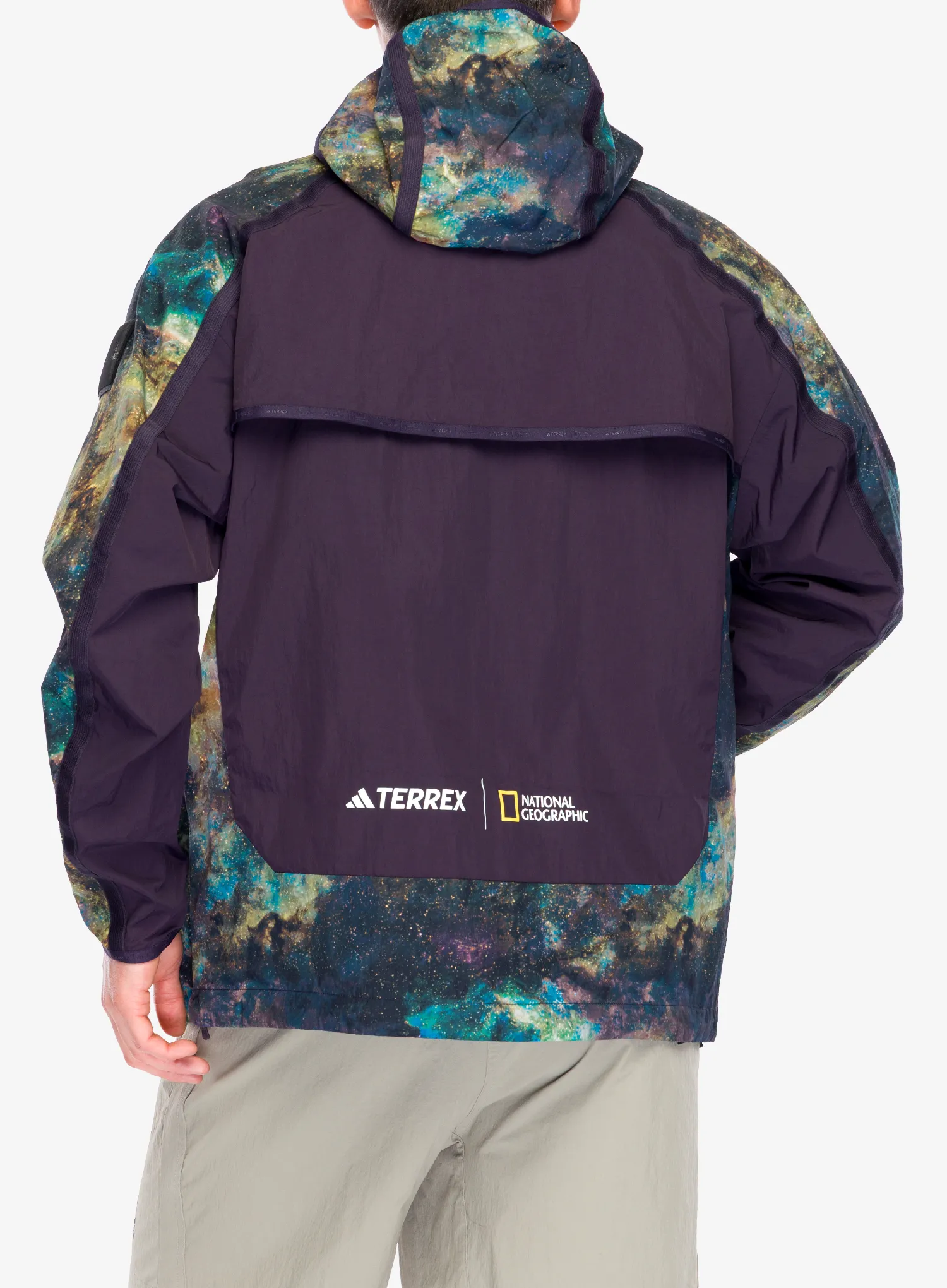 Větrovka adidas TERREX National Geographic WIND.RDY Jacket - aurora black