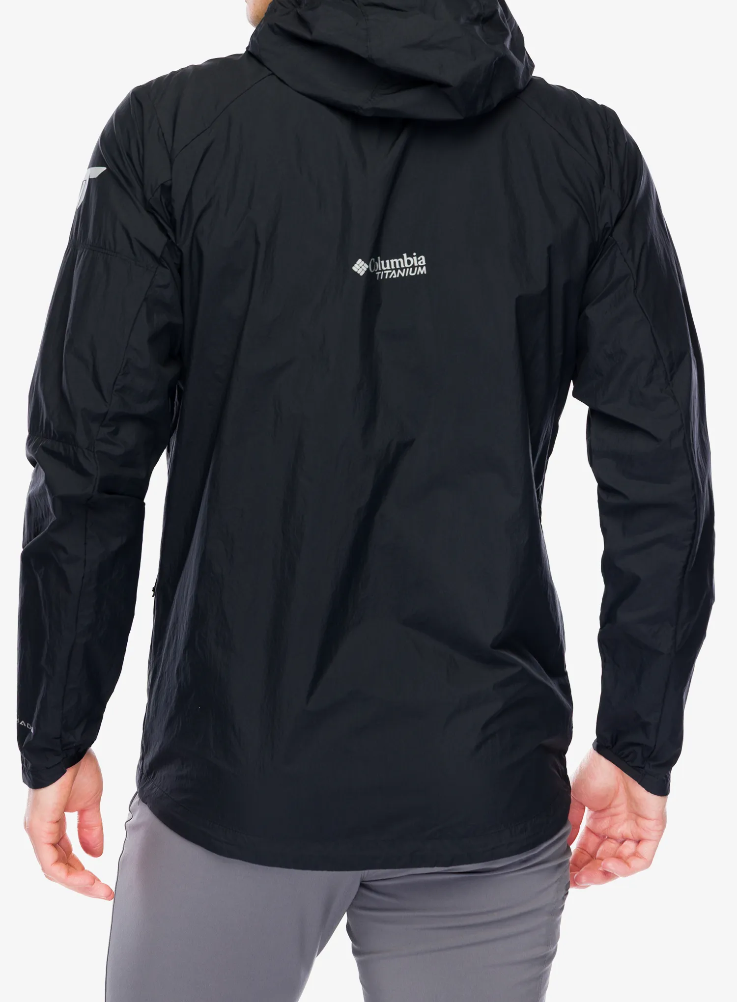 Větrovka Columbia Loop Trail II Windbreaker - black/black