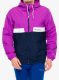 Větrovka Columbia Spire Valley Hooded Windbreaker - razzle/collegiate navy/white