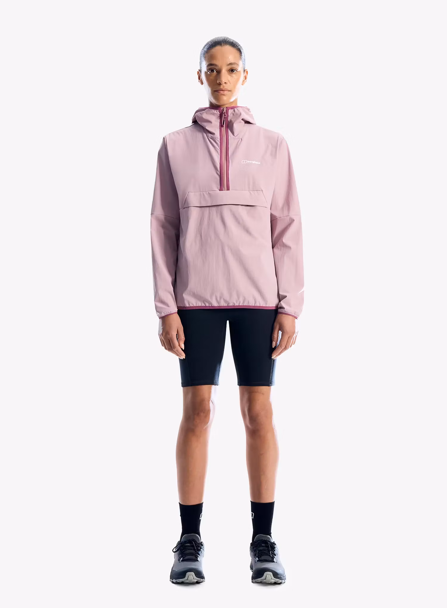 Větrovka dámská Berghaus Wandermoor Wind Smock - alpine haze