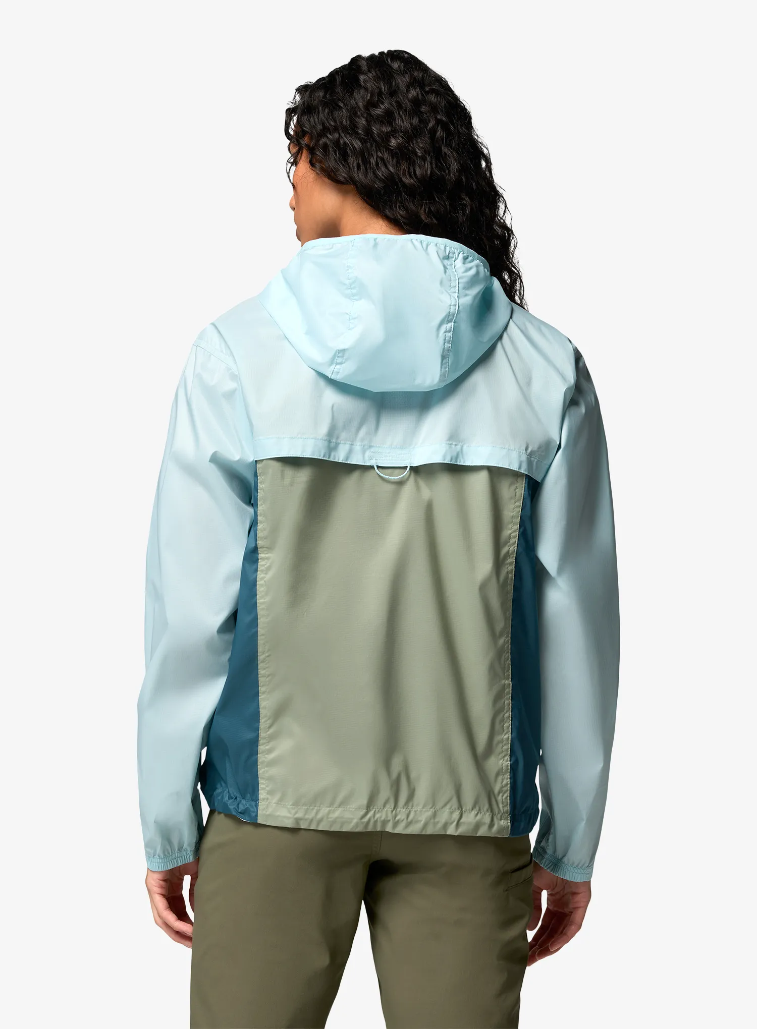 Větrovka dámská Columbia Crested Canyon Windbreaker - safari/everblue/marine light