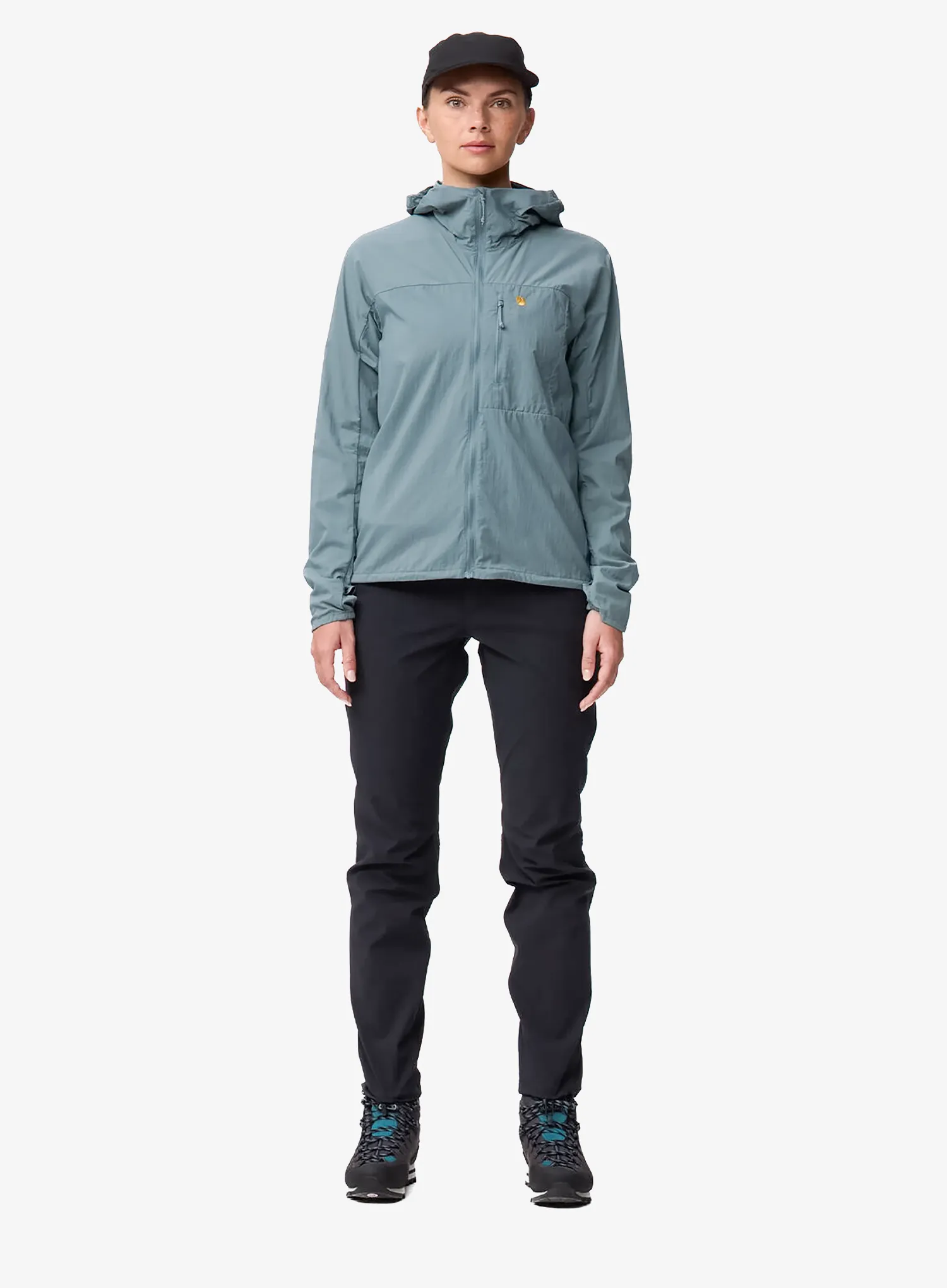 Větrovka dámská Fjallraven Bergtagen Windshell Jacket - nimbus blue