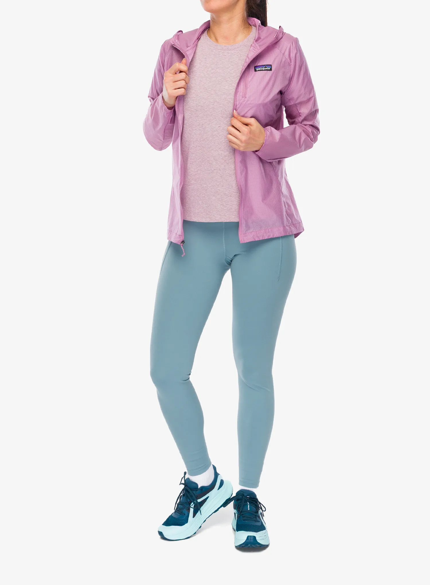 Větrovka dámská Patagonia Houdini Jacket - light violet