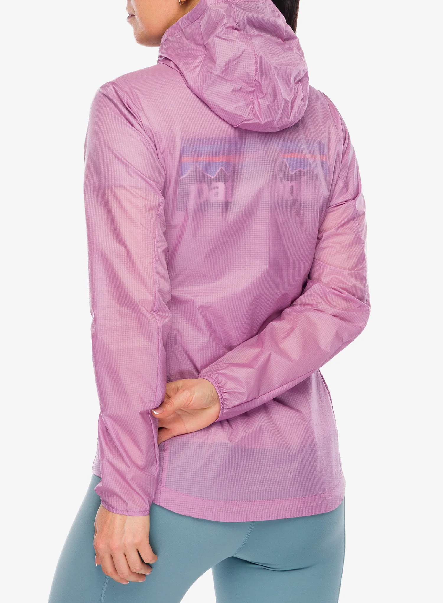 Větrovka dámská Patagonia Houdini Jacket - light violet
