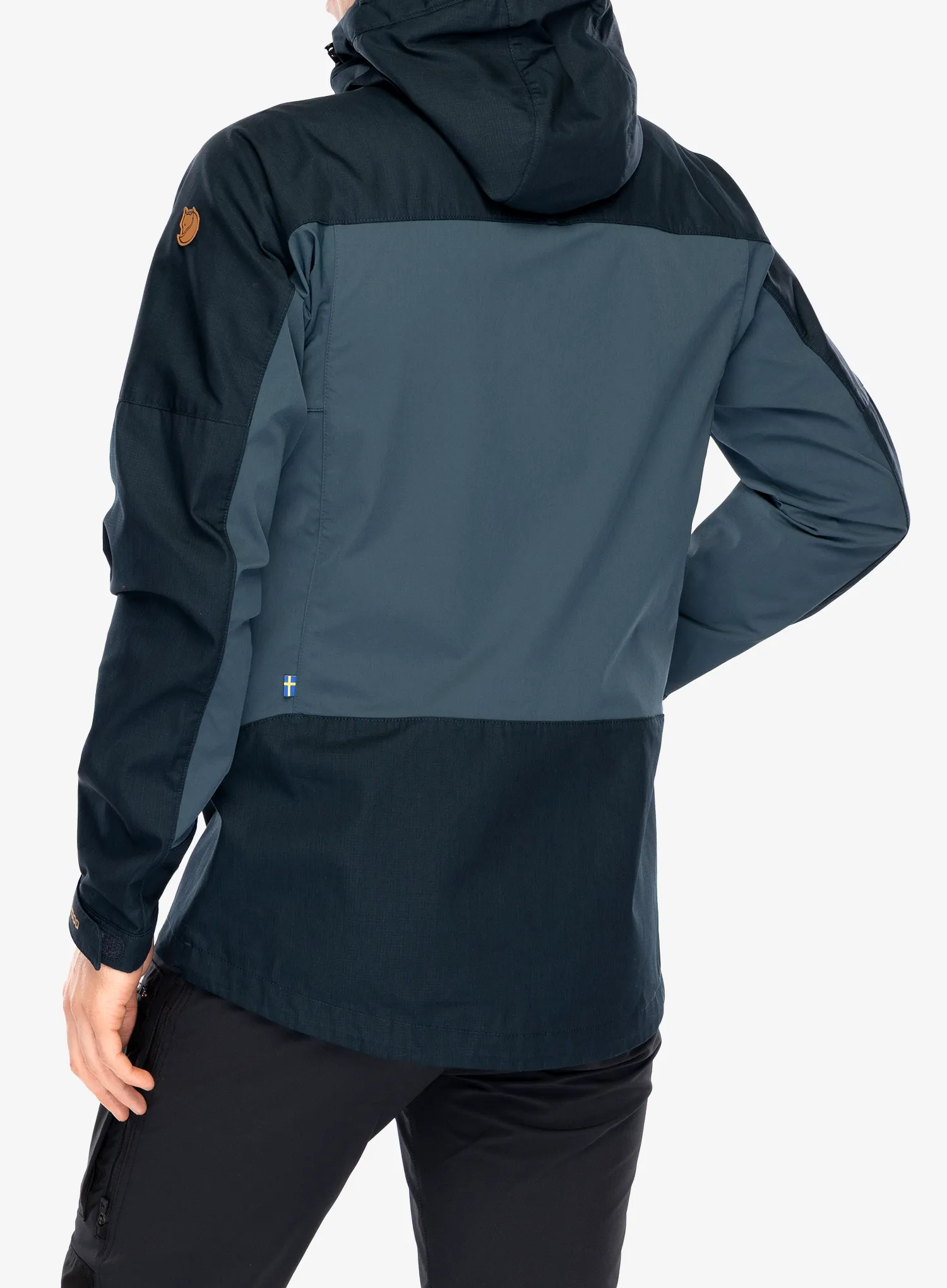 Větrovka Fjallraven Abisko Lite Trekking Jacket - dark navy/mountain blue