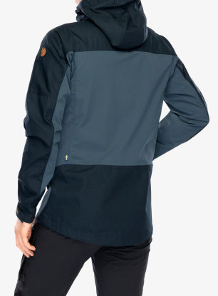 Větrovka Fjallraven Abisko Lite Trekking Jacket - dark navy/mountain blue