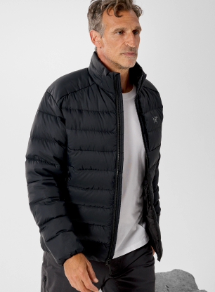 Péřová bunda Arcteryx Thorium Jacket - black/black