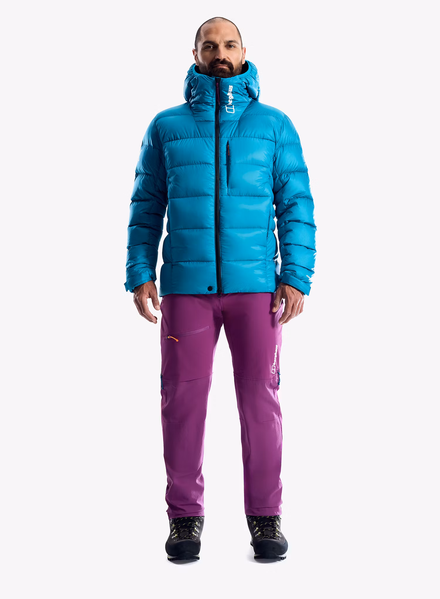 Péřová bunda Berghaus MTN Arete Ultra Down Hoody - quantum tea