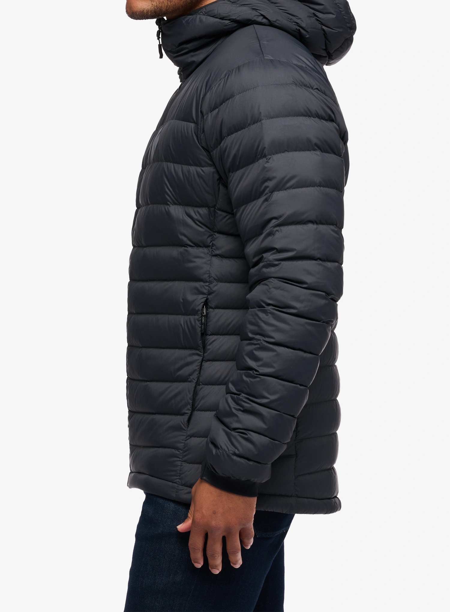 Péřová bunda Black Diamond Access Down 2.0 Hoody - black/black