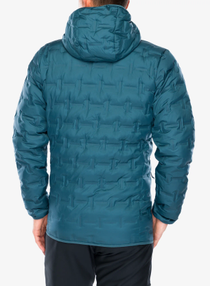 Péřová bunda Columbia Delta Ridge II Down Hooded Jacket - everblue