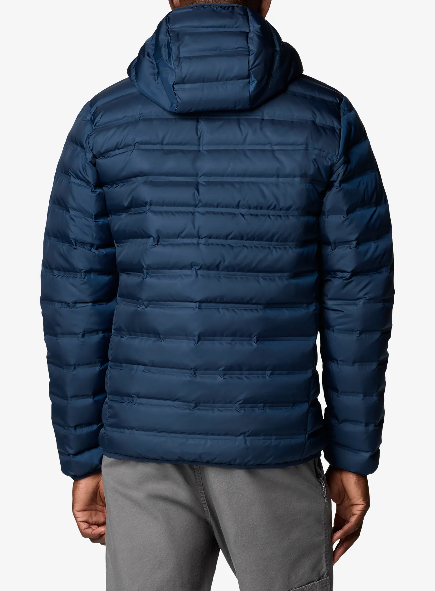 Péřová bunda Columbia Lake 22 II Down Hooded Jacket - collegiate navy