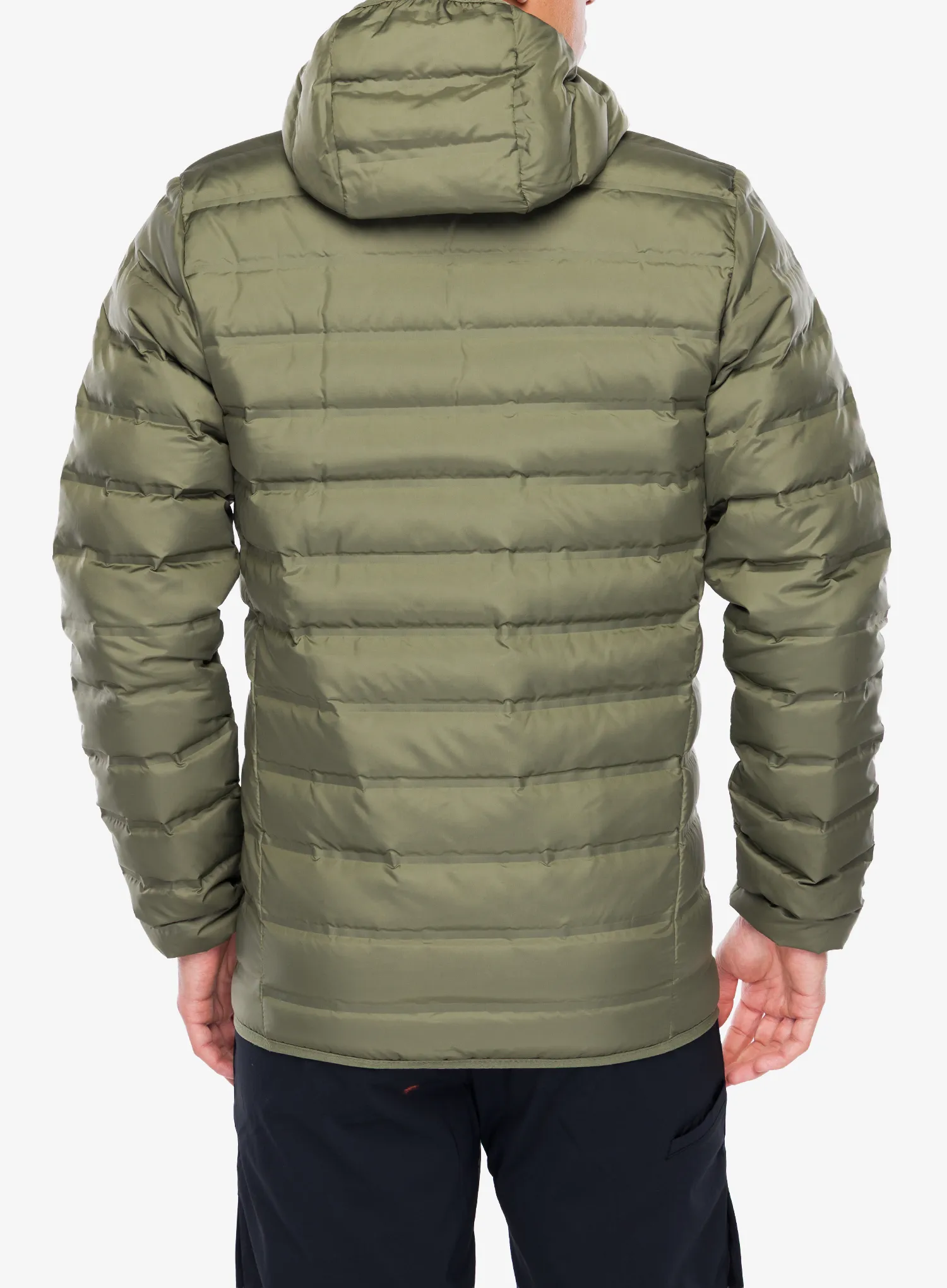Péřová bunda Columbia Lake 22 II Down Hooded Jacket - stone green