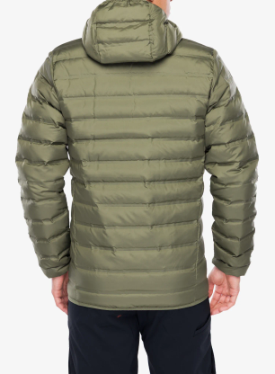 Péřová bunda Columbia Lake 22 II Down Hooded Jacket - stone green