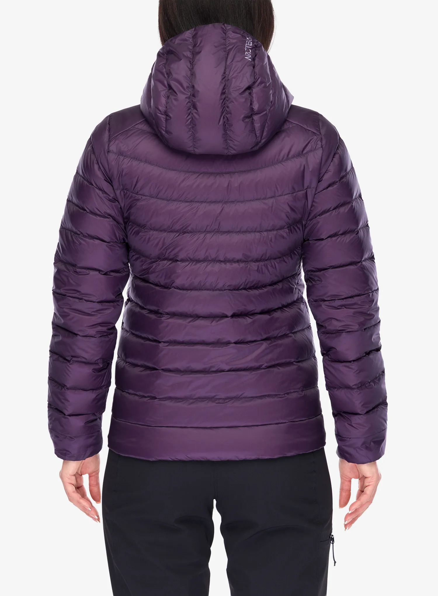 Dámská péřová bunda Arcteryx Cerium Hoody - moondrop