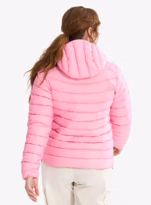 Dámská péřová bunda Arcteryx Cerium Hoody - pineberry
