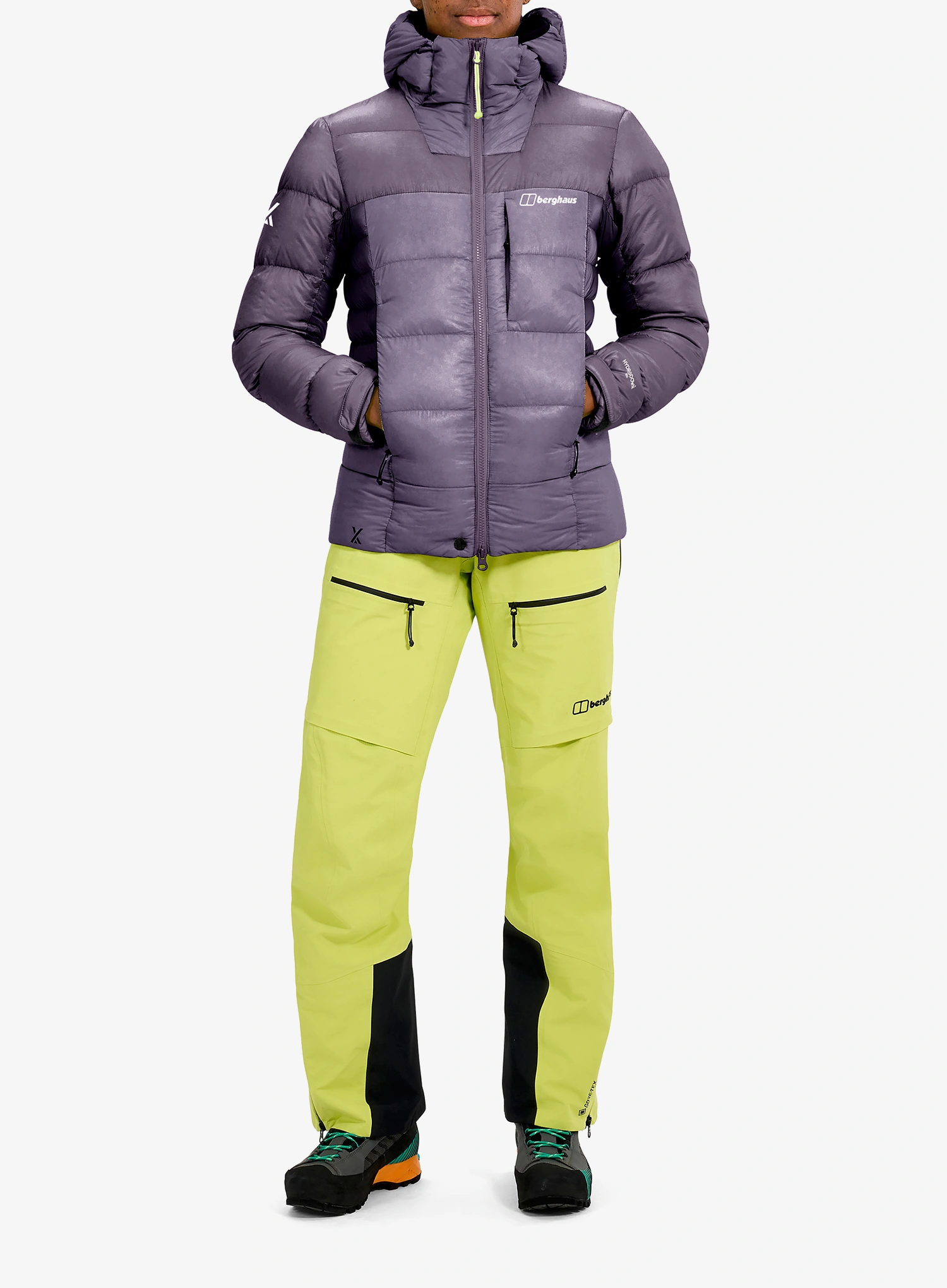 Dámská péřová bunda Berghaus MTN Arete Ultra Down Hoody - purple planet