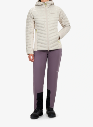 Dámská péřová bunda Berghaus Tephra Stretch Reflect 2.0 Hoody - stone