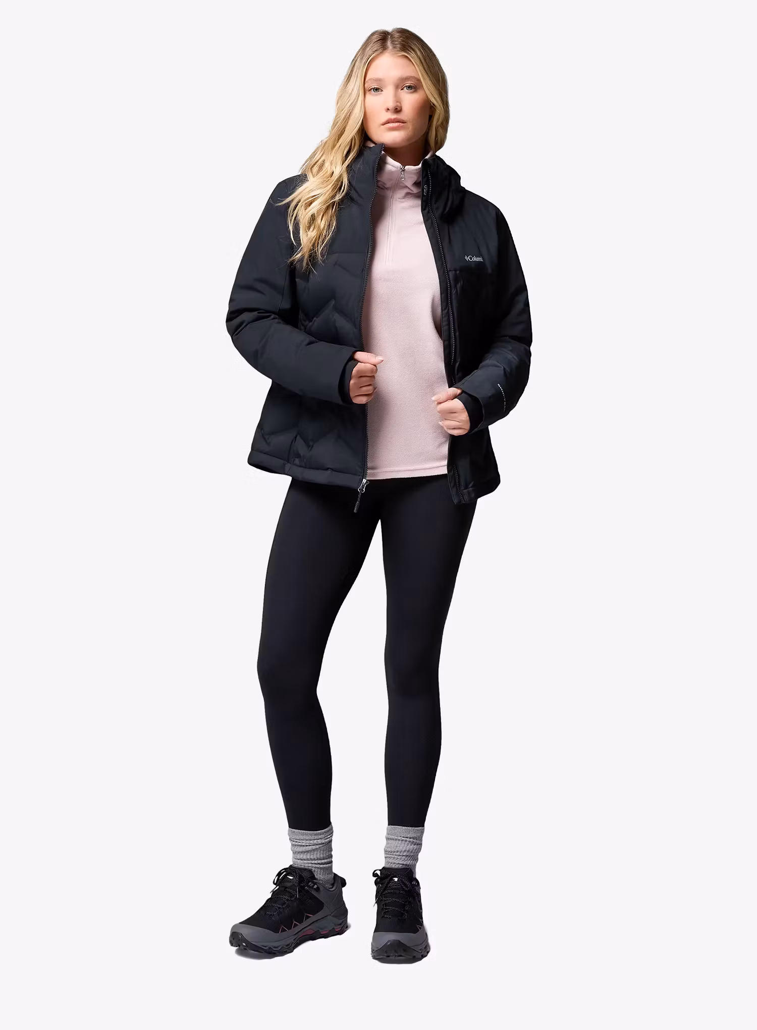 Dámská péřová bunda Columbia Grand Trek III Down Jacket - black